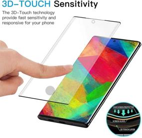 img 1 attached to [2+1 Bundle] Galaxy Note 20 Screen Protector and Camera Lens Screen Protector for Samsung Galaxy Note 20/Note 20 5G, Ultrasonic Fingerprint Compatible, HD Clear, Bubble-Free, Glass Protector for Galaxy Note 20