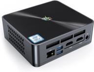 💻 beelink mini пк windows 10 pro 8th gen intel core i5-8279u, 4 ядра до 4.1ghz, 16gb ddr4 оперативной памяти, 512gb nvme m.2 ssd, 4k dual hdmi, dual band wifi, bt5.0, гигабитный ethernet, 4usb3.0, auto power on логотип