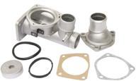 uro parts aj82217kit-prm: durable aluminum t-stat housing and cover kit - enhance your engine's performance logo