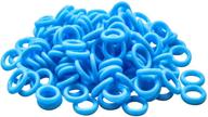 🔵 enhance typing experience with threebulls 120pcs rubber o-ring switch dampeners keycap sky blue for cherry mx key switch keyboards logo