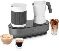 🏆 seven&amp;me espresso machine with milk frother: barista-quality latte, cappuccino, and macchiato at home logo