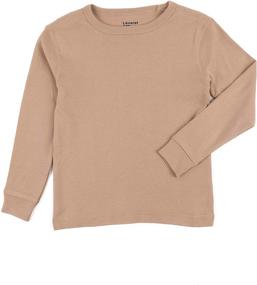 img 1 attached to 👕 Leveret Long Sleeve Boys Girls Kids & Toddler T-Shirt | 100% Cotton | (2-14 Years) | Variety of Colors