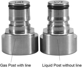 img 2 attached to Ball Lock Keg Coupler Adapter