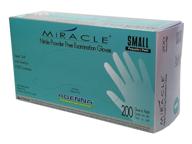 🧤 adenna mir162 miracle blue nitrile exam gloves (small) - 3.5 mil powder free, box of 200 - high-quality disposable gloves logo