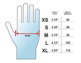 img 3 attached to 🧤 Adenna MIR162 Miracle Blue Nitrile Exam Gloves (Small) - 3.5 mil Powder Free, Box of 200 - High-Quality Disposable Gloves