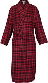 img 3 attached to Robes King Classical Sleepwear: Premium Flannel Men's Clothing Essential
