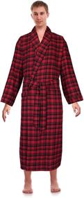 img 4 attached to Robes King Classical Sleepwear: Premium Flannel Men's Clothing Essential