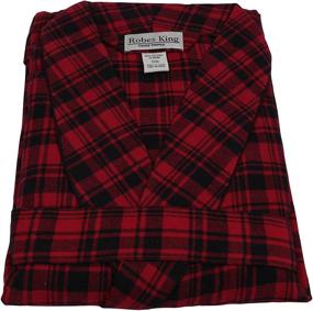 img 2 attached to Robes King Classical Sleepwear: Premium Flannel Men's Clothing Essential