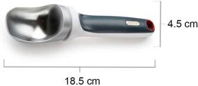 img 1 attached to 🍦 ZYLISS Right Scoop Gray: Efficient and Ergonomic Ice Cream Scoop for Perfect Portions