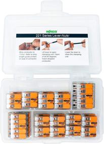img 2 attached to 🔌 WAGO 221 LEVER-NUTS 36pc Compact Wire Connector Assortment: 16x 221-412, 12x 221-413, 8x 221-415