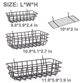 img 2 attached to 📦 Organizing Various Items with Pegboard Basket Board