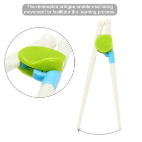 img 1 attached to PandaEar Training Chopsticks: Perfect for Kids, Children, and Adults - 2 Pack