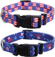 lamphyface american collar adjustable independence logo