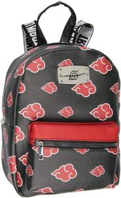 img 4 attached to Naruto Akatsuki Saffiano Leather Backpack