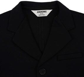 img 2 attached to JIAHONG Casual Blazer Pockets Blue Xs Boys' Clothing in Suits & Sport Coats