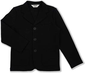 img 4 attached to JIAHONG Casual Blazer Pockets Blue Xs Boys' Clothing in Suits & Sport Coats
