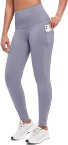 img 4 attached to Baleaf Womens Fleece Leggings Pocket Sports & Fitness