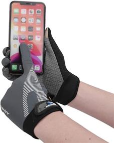 img 3 attached to Touchscreen Protection Breathable Mountain Motorcycle Men's Accessories for Gloves & Mittens