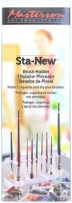 img 2 attached to 🖌️ Masterson Sta-New Brush Holder for Drying &amp; Storage, Holds up to 10 Brushes (1135)