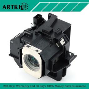 img 3 attached to 🔦 Authentic ELPLP49 Replacement Lamp for Epson PowerLite 9700UB 6500UB 8100 8345 8350 7100 9100 - Superior Quality by Artki