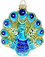 bestpysanky peacock christmas ornament inches logo