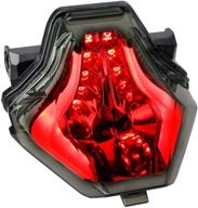 🔧 nthreeauto дымчатый led-фонарь задний с интегрированным сигналом поворота, тормозом и ходовыми огнями - совместимый с yamaha yzf r3 fz07 fz-07 mt07 mt-07 r25 mt-03 mt-25 логотип