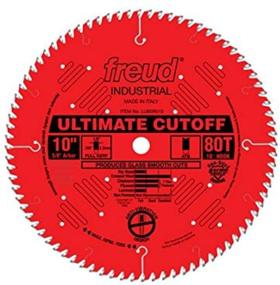 img 4 attached to 🔪 Freud LU85R010 10-inch 80-Tooth Ultimate Cut-Off Saw Blade with 5/8-Inch Arbor - Enhanced SEO