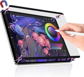 img 4 attached to 📱 Feelpaper Matte Magnetic Screen Protector for iPad Pro 11 inch 2018/2020/2021 and Air4 10.9 inch: Drawing on Paper-Like Surface, Reusable & Anti-Glare, Compatible with Face ID & Apple Pencil