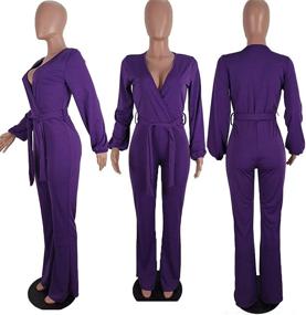 img 2 attached to OLUOLIN Women's Elegant Jumpsuits - Clubwear Rompers for Fashionable Clothing