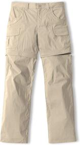 img 4 attached to CQR Kids Youth Hiking Pants: Zip Off/Regular, UPF 50+ Quick Dry, Perfect for Outdoor Camping