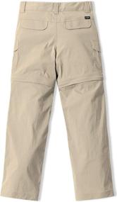 img 1 attached to CQR Kids Youth Hiking Pants: Zip Off/Regular, UPF 50+ Quick Dry, Perfect for Outdoor Camping