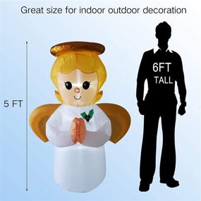 img 3 attached to Poptrend Inflatable Christmas Decorations Inflatables Seasonal Decor in Outdoor Holiday Decor