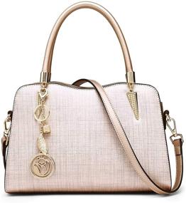img 4 attached to 👜 FOXER Leather Handbag Crossbody Shoulder: Stylish and Elegant Women's Handbags & Wallets