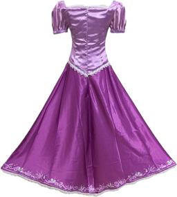 img 1 attached to 👸 Tangled Rapunzel Cosplay Princess Costume by Hotcostyle