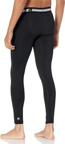img 3 attached to Next-Level Performance: Exclusive Men's Starter Athletic Light Compression Leggings