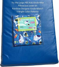 img 1 attached to 🦄 PBS Kids KinderMat Sheets - Narwhal Expedition Special Edition Cover - Large Size, Washable & Ideal for Daycare & Family Households