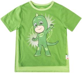 img 3 attached to Футболка с коротким рукавом PJ Masks - набор из 2 футболок с изображением Котбоя и Гекко без головы