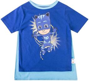 img 1 attached to Футболка с коротким рукавом PJ Masks - набор из 2 футболок с изображением Котбоя и Гекко без головы