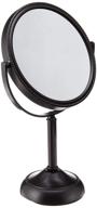 jerdon 6-inch tabletop two-sided swivel vanity mirror: 10x magnification, bronze finish, 11-inch height – top choice for flawless beauty routines! логотип