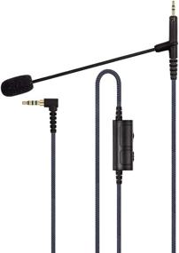 img 4 attached to Cable Boom Microphone with Volume Control - Compatible with Playstation PS4, Xbox One, PC - Boompro Gaming Mic for Bose QC25, QC35 II, QC35, QuietComfort 25/35 Headphones (150CM)