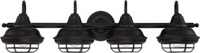 img 1 attached to 🔍 Enhanced SEO: Designers Impressions Charleston Oil Rubbed Bronze 4-Light Wall Sconce/Bathroom Fixture - Model 10013