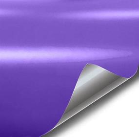 img 3 attached to 🚗 60-Inch x 1-Foot VViViD8 Matte Purple Car Wrap Vinyl Roll with Air Release - 3MIL Thickness