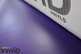 img 1 attached to 🚗 60-Inch x 1-Foot VViViD8 Matte Purple Car Wrap Vinyl Roll with Air Release - 3MIL Thickness