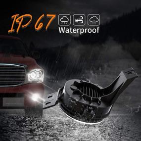 img 2 attached to Улучшенные противотуманные фары LED для автомобиля Dodge Ram 1500 2002-2008г. и Ram 2500/3500 2003-2009г. - Комплект из 2-х фар