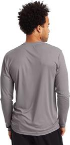 img 3 attached to Hanes Sleeve T Shirt Large White Men's Clothing T-Shirts & Tanks: Premium Comfort and Versatile Style