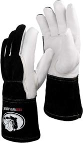 img 4 attached to High Dexterity TIG Welding Gloves with Top Grain Leather by YESWELDER - Premium Quality, True-Fit Large