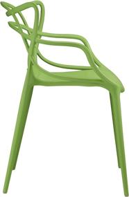 img 2 attached to 🌿 Prosperity and Green Comfort: Modway Entangled Modern Molded Plastic Arm Chair - Fully Assembled for Kitchen and Dining Room