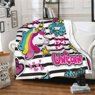 molycho unicorn blanket lightweight breathable logo