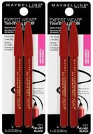 🖋️ maybelline new york expert wear twin brow & eye pencils makeup, velvet black - 2 pack (4 pencils total) - best price online logo