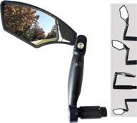 🚲 hafny 2021 new bar end bike mirror: hd glass lens, shatterproof, multi-angle adjustable - ideal for e-bikes (hf-m900-fr05) logo